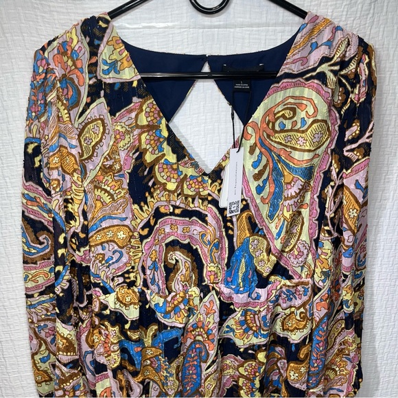 NWT SANCTUARY Girls Day Out Paisley Back-Cutout Dress - Picture 7 of 9